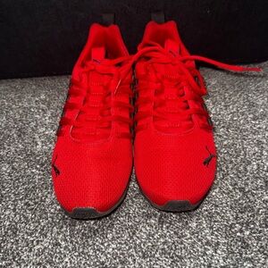 Puma Bold Red Athletic Shoes